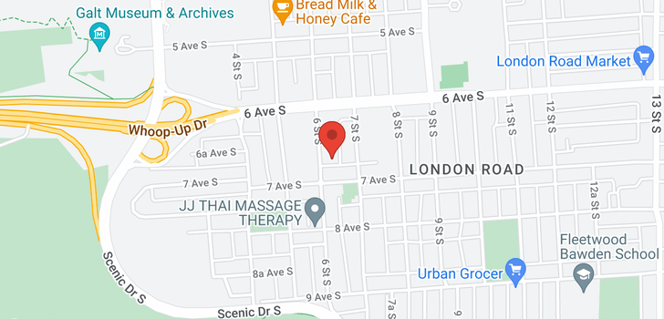 map of unit 5 635 6  Street S